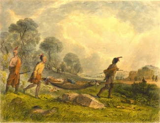 A sebesültek szállítása, 1853